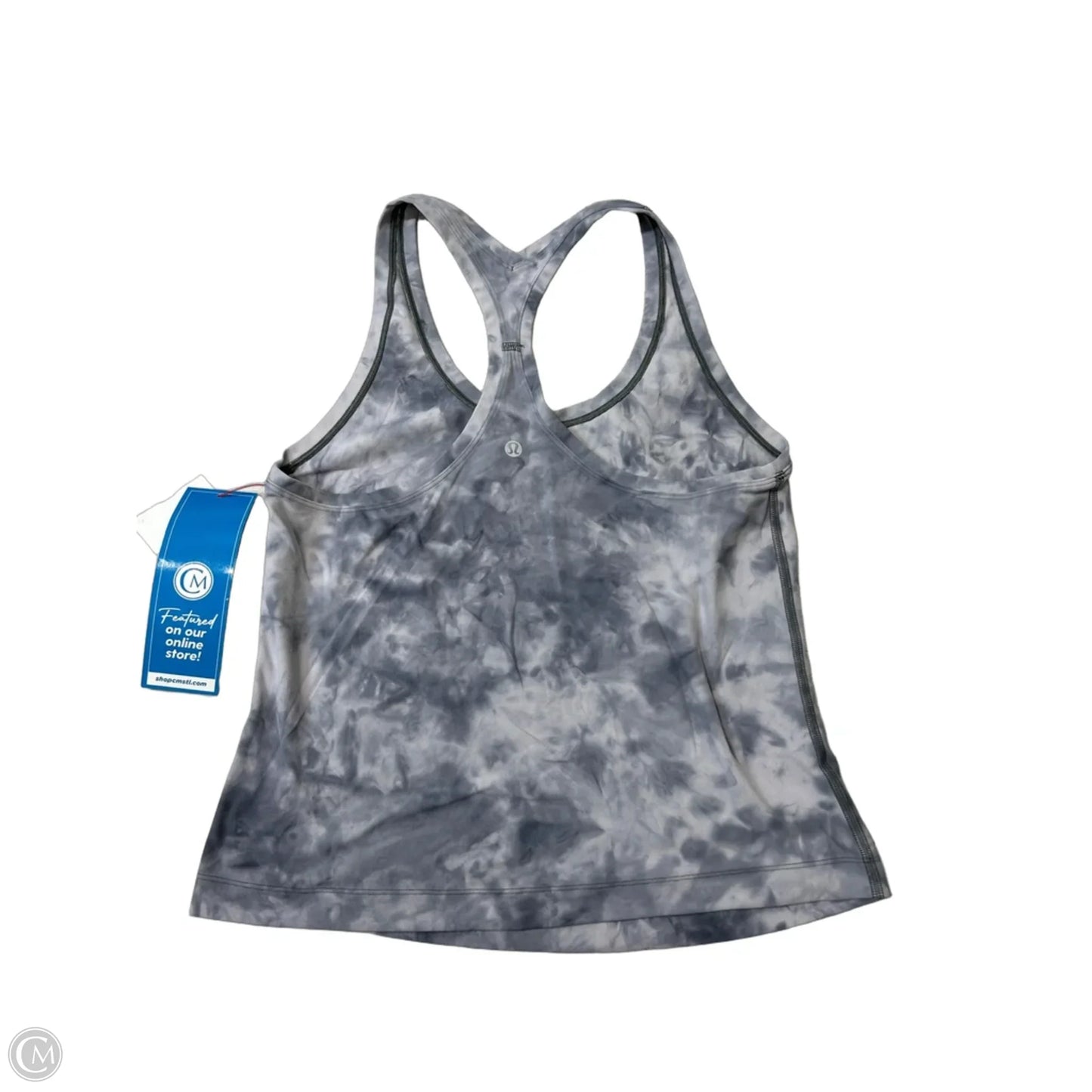 Athletic Tank Top By Lululemon In Tie Dye Print, Size: M