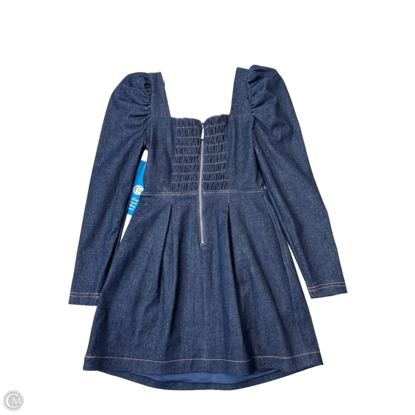 New!!Dress Casual Short By Avec Les Filles In Blue Denim, Size: Xs