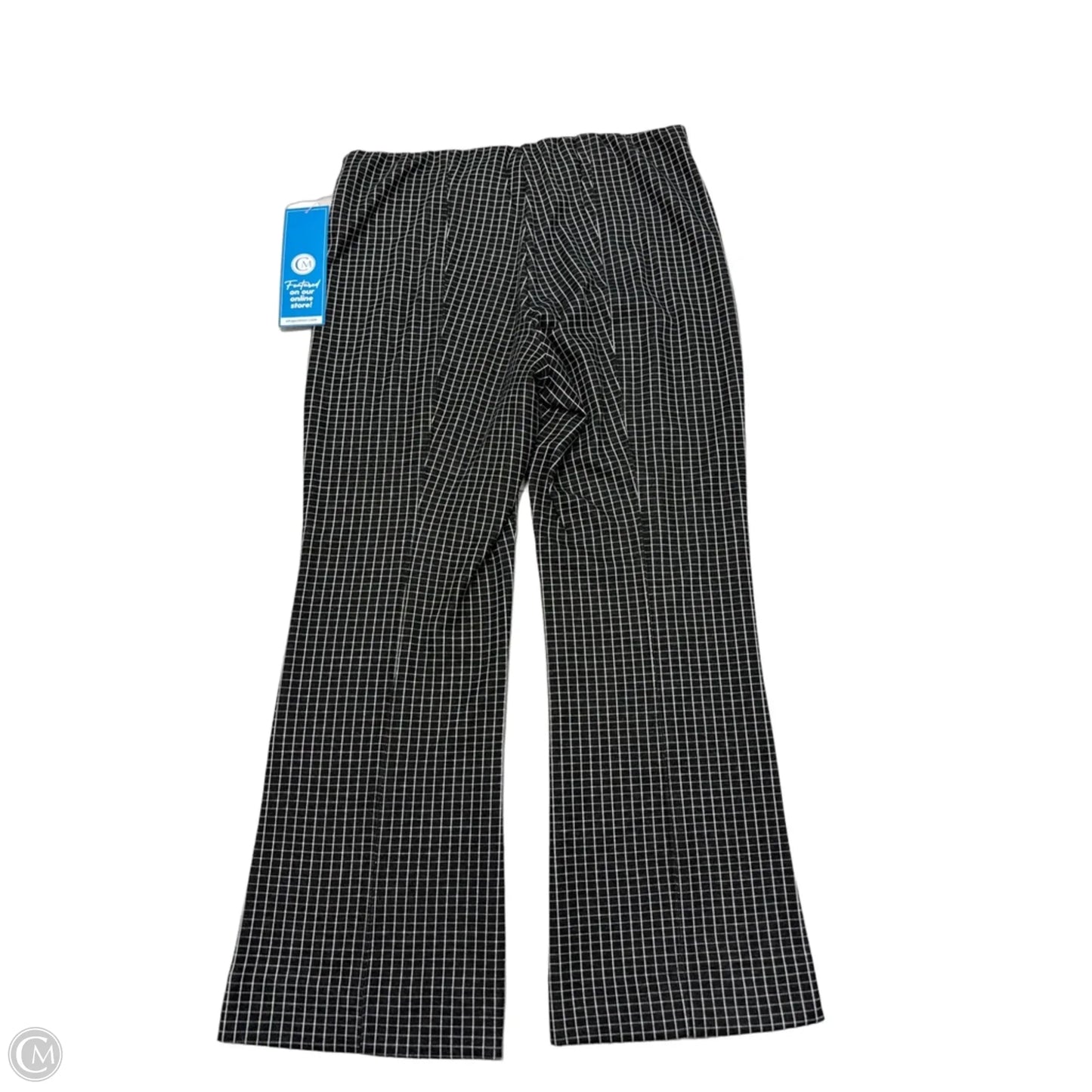 Pants Wide Leg By Maeve In Black & White, Size: M
