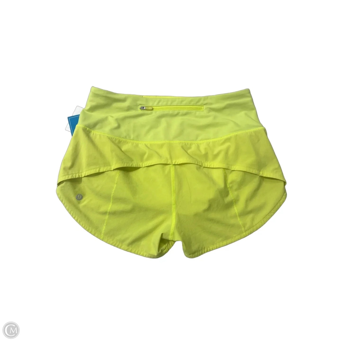 Athletic Shorts By Lululemon In Yellow, Size: S