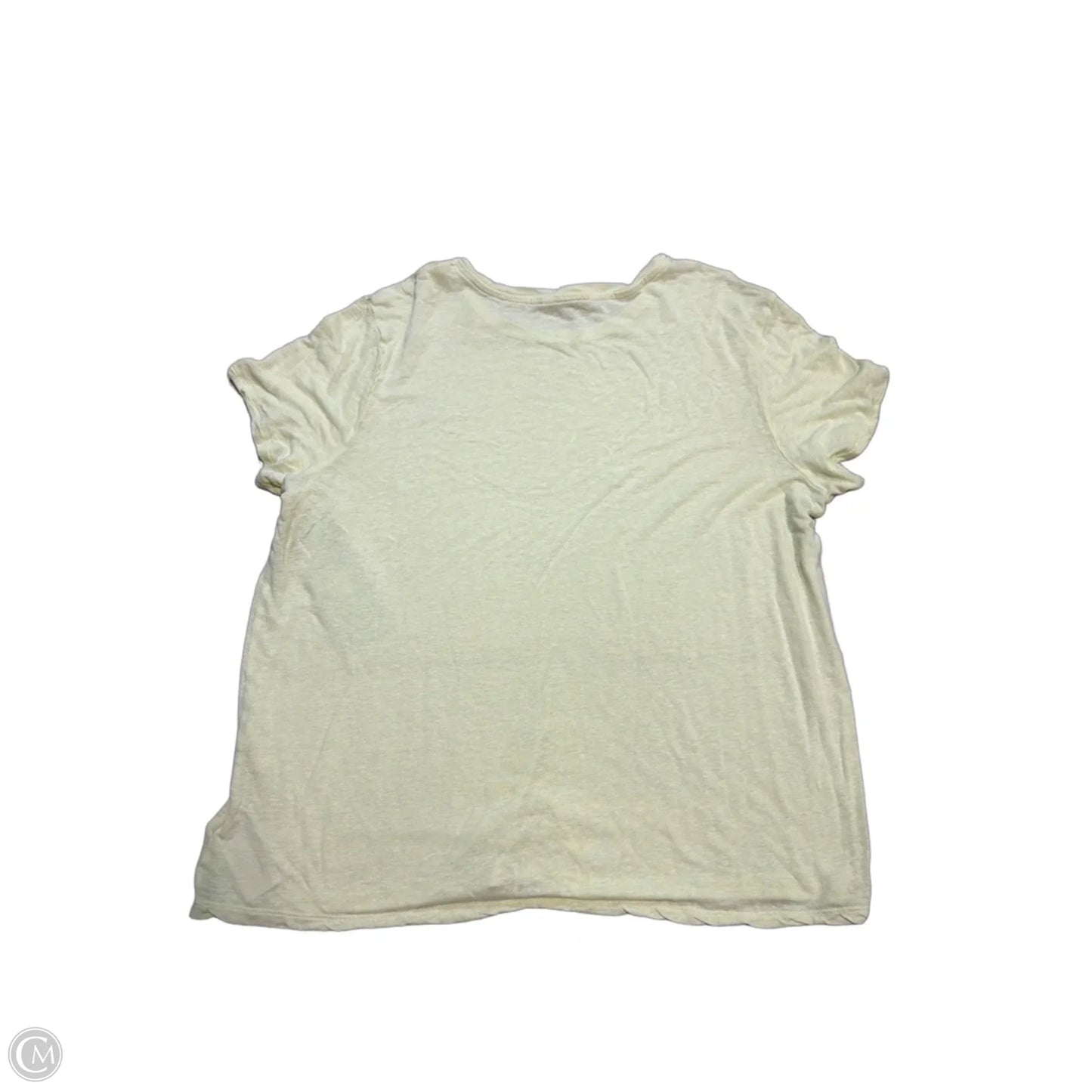 Athletic Top Short Sleeve By Athleta In Green, Size: L