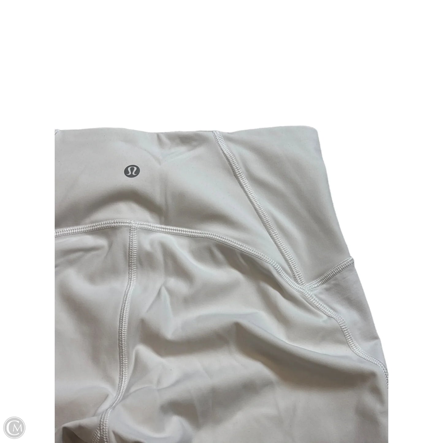 Athletic Leggings By Lululemon In White, Size: S