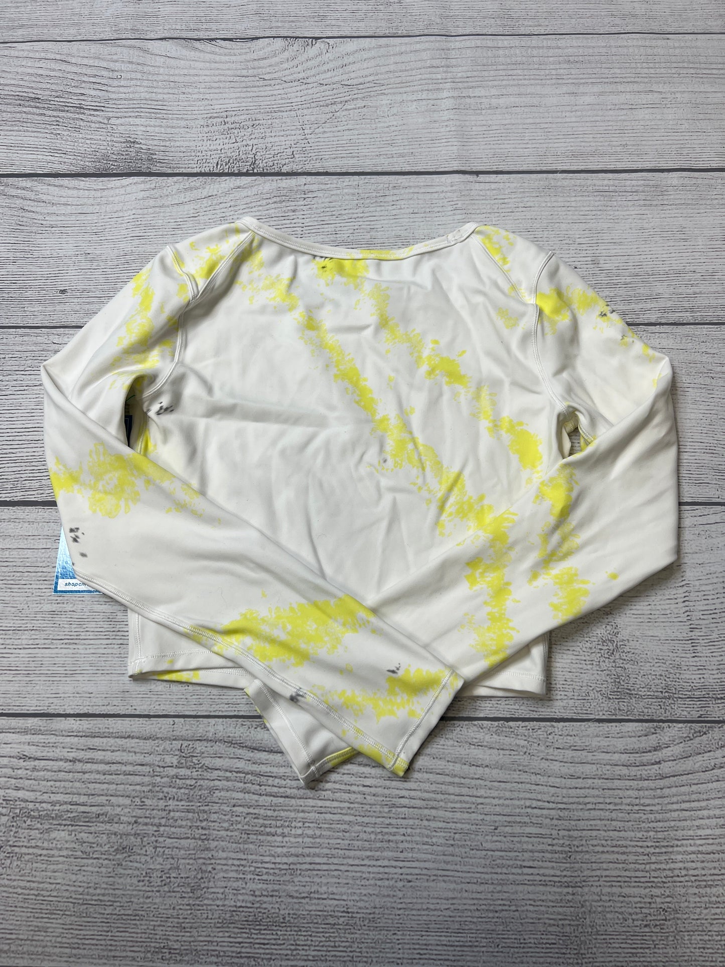 Athletic Top Long Sleeve Collar By Lululemon Size: M