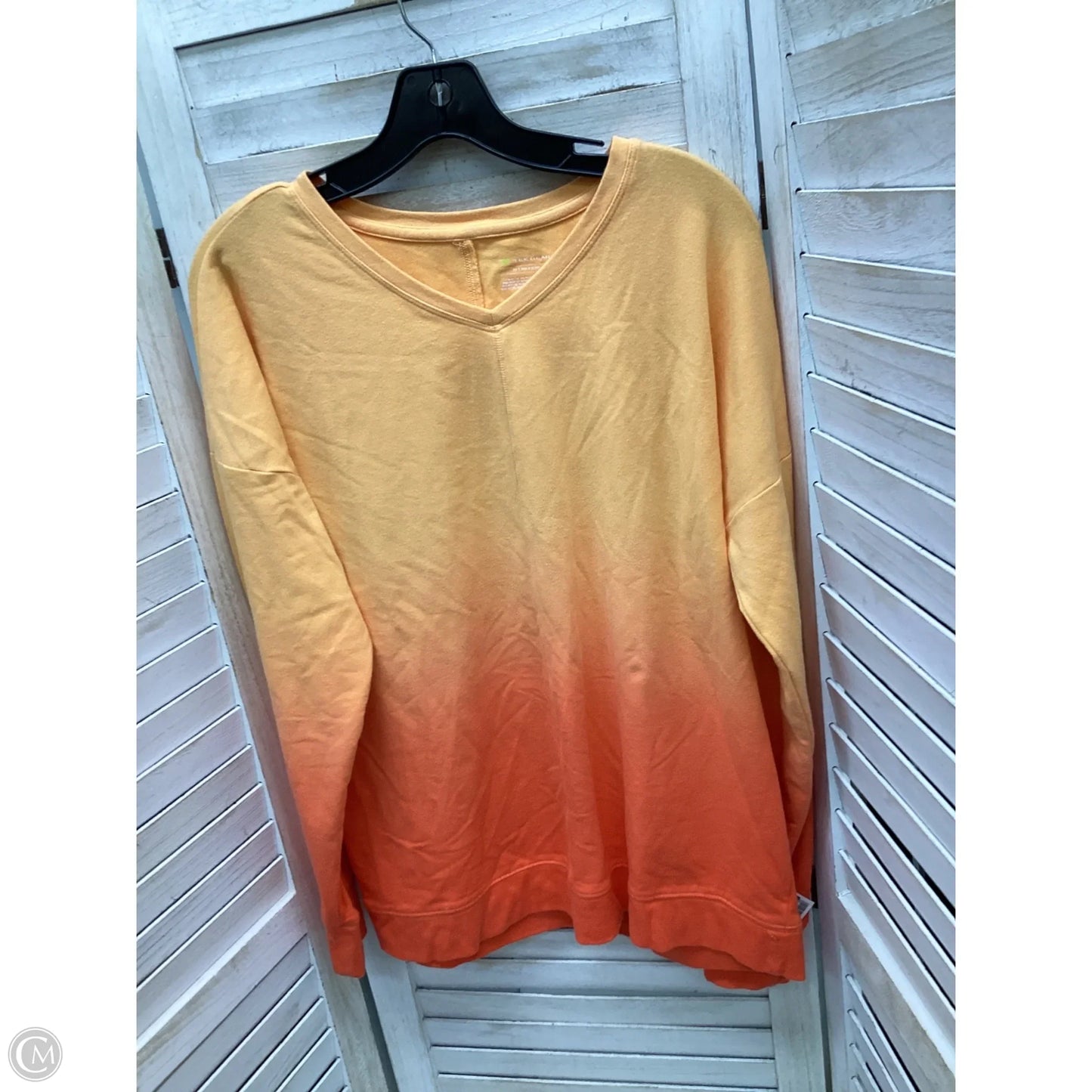 Sweatshirt Crewneck By Tek Gear In Tie Dye Print, Size: M