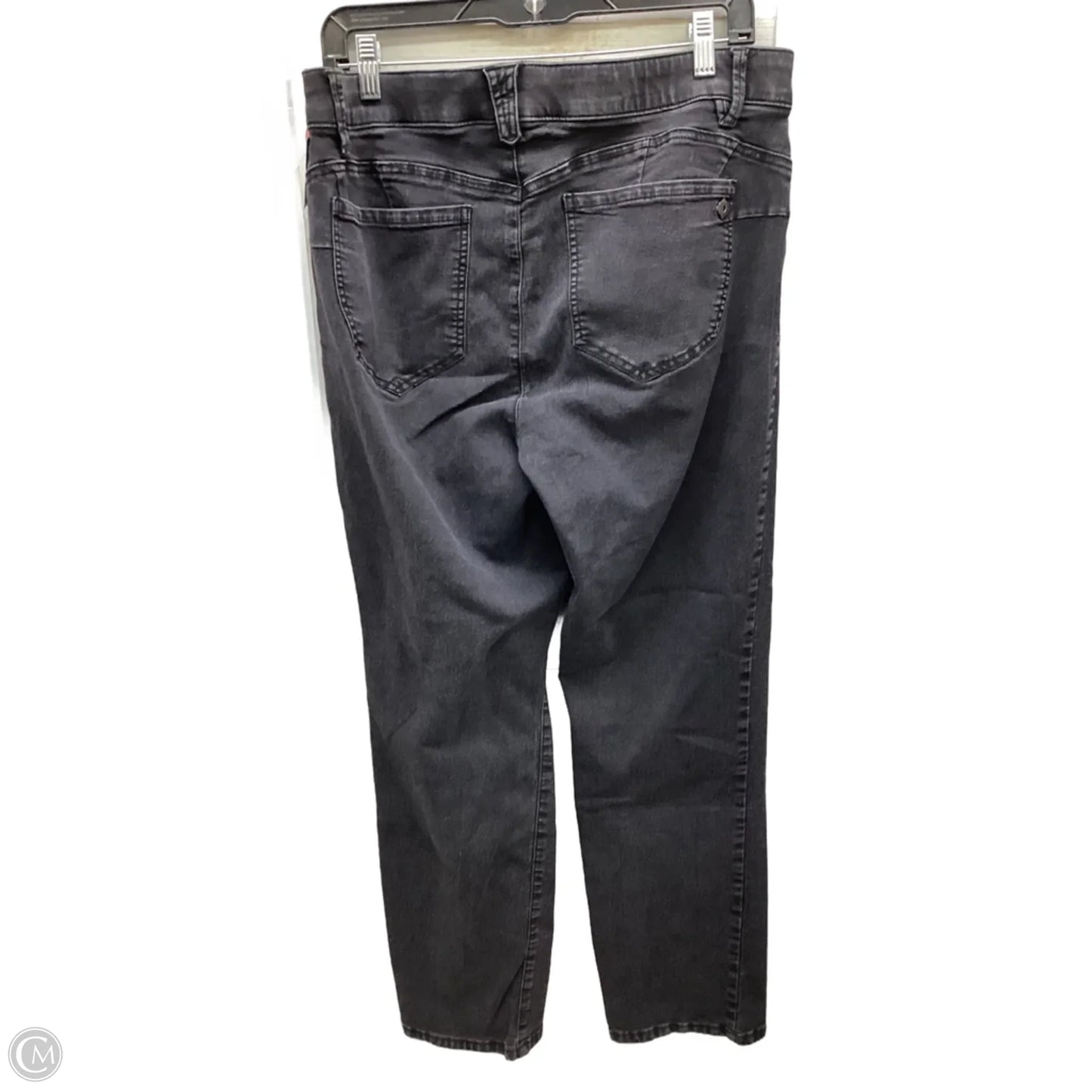 Jeans Straight By Democracy In Black Denim, Size: 16