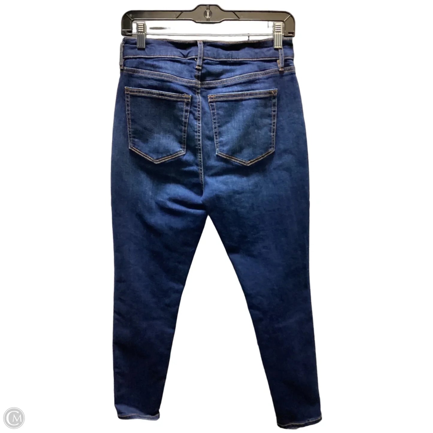 Jeans Skinny By Loft In Blue Denim, Size: 6