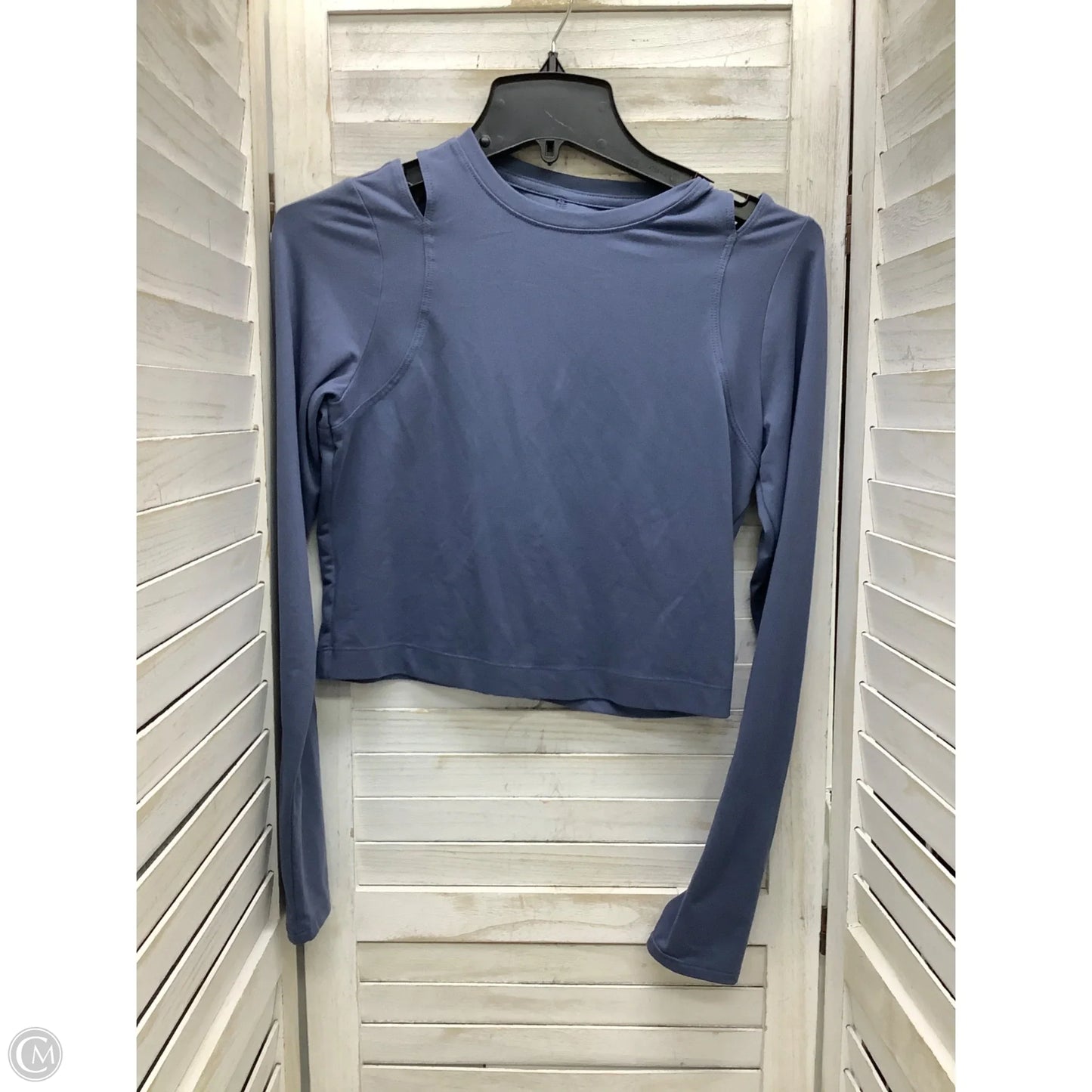 Athletic Top Long Sleeve Crewneck By All In Motion In Blue, Size: Xs