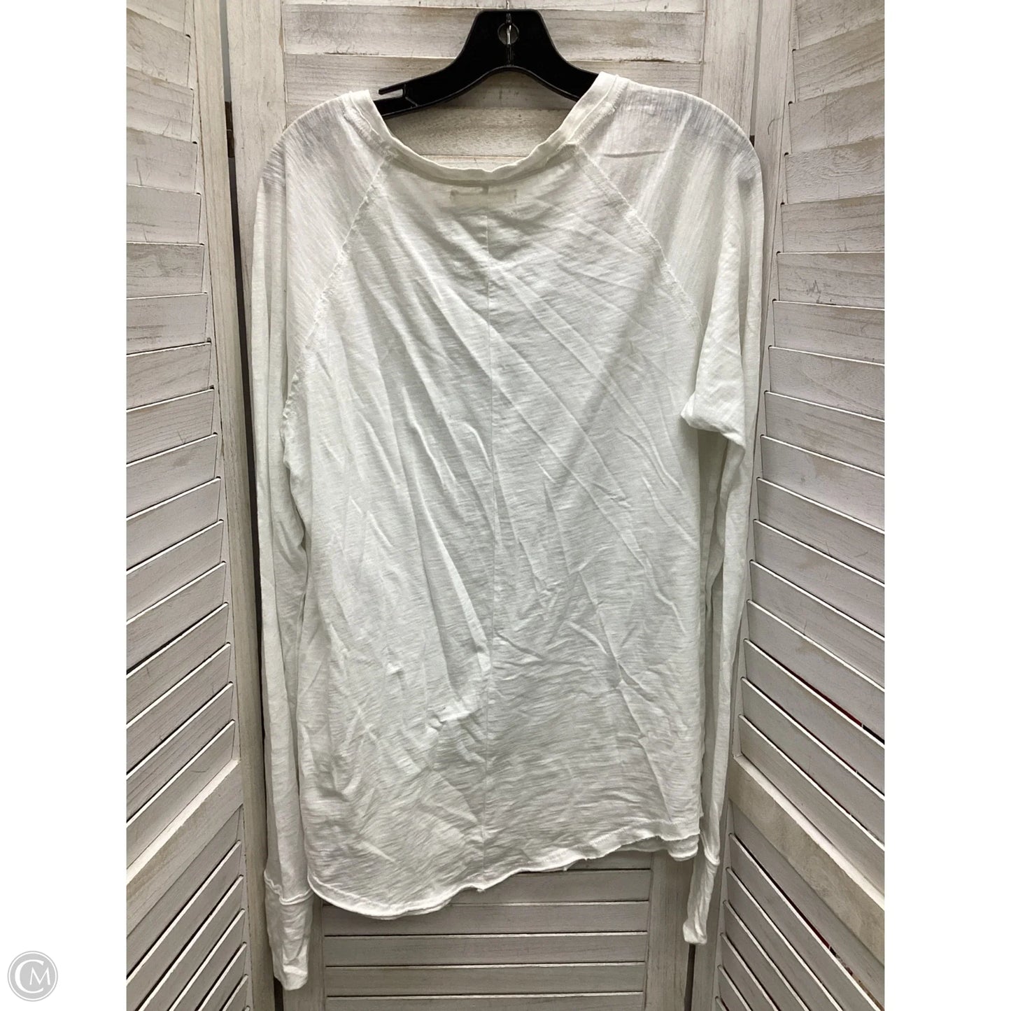 Top Long Sleeve By We The Free In White, Size: XS