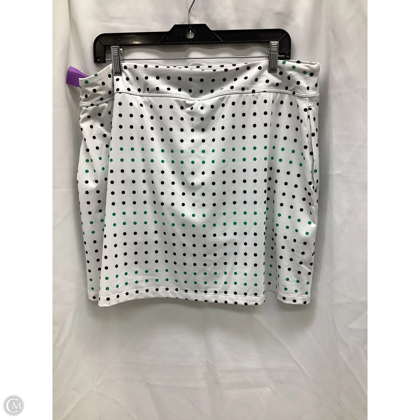 Athletic Skort By Nike In Polkadot Pattern, Size: Xl