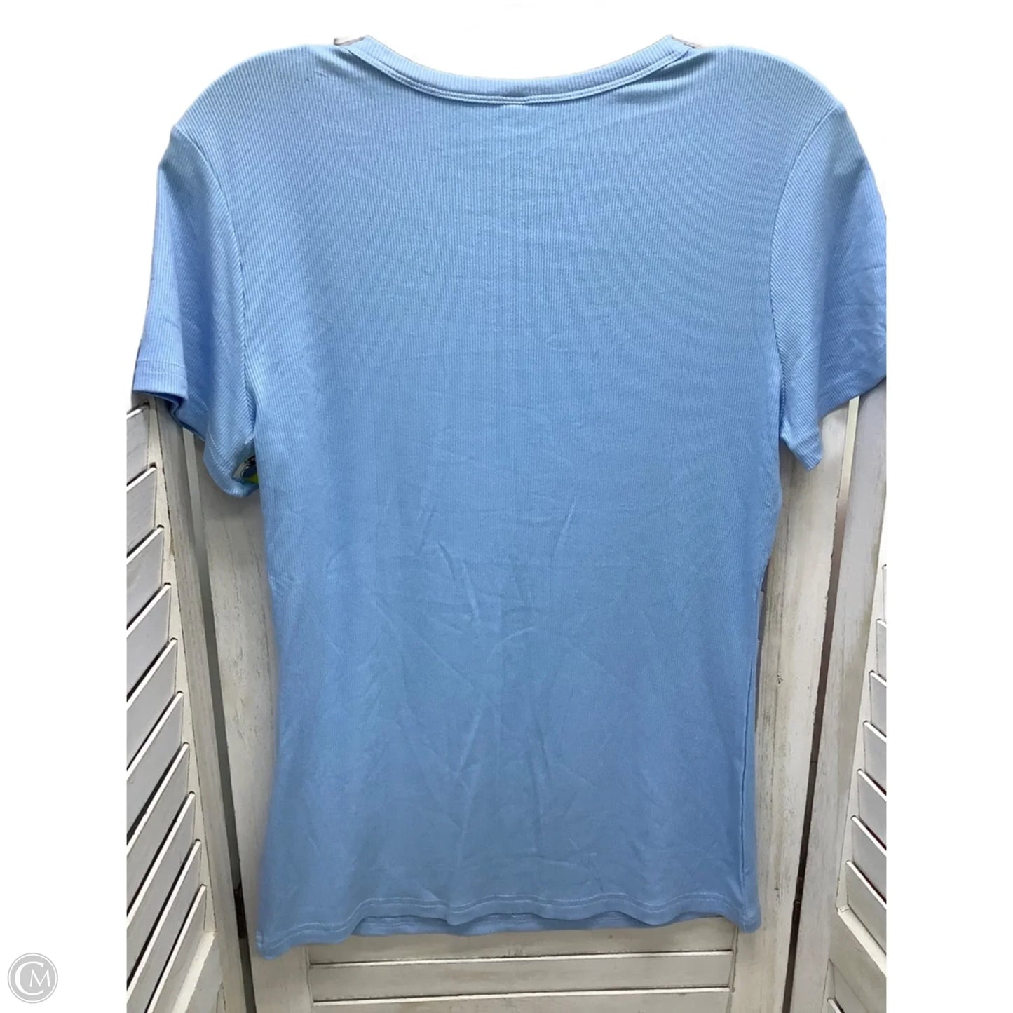 Top Short Sleeve By Clothes Mentor In Blue, Size: L
