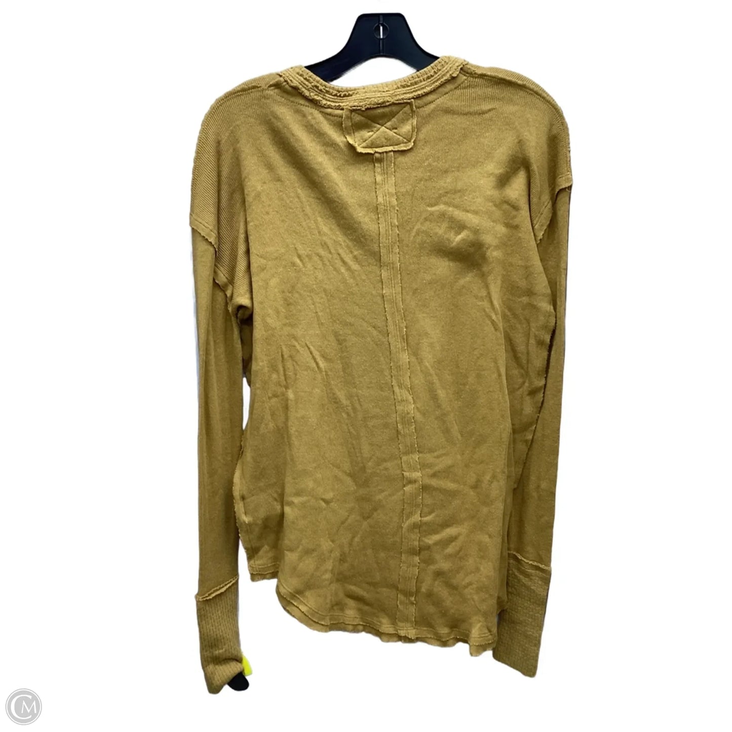 Top Long Sleeve By We The Free In Yellow, Size: Xs