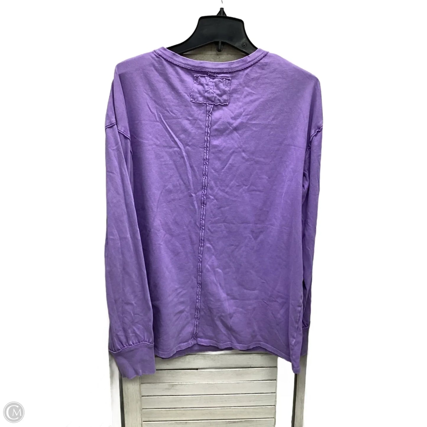 Top Long Sleeve By We The Free In Purple, Size: M