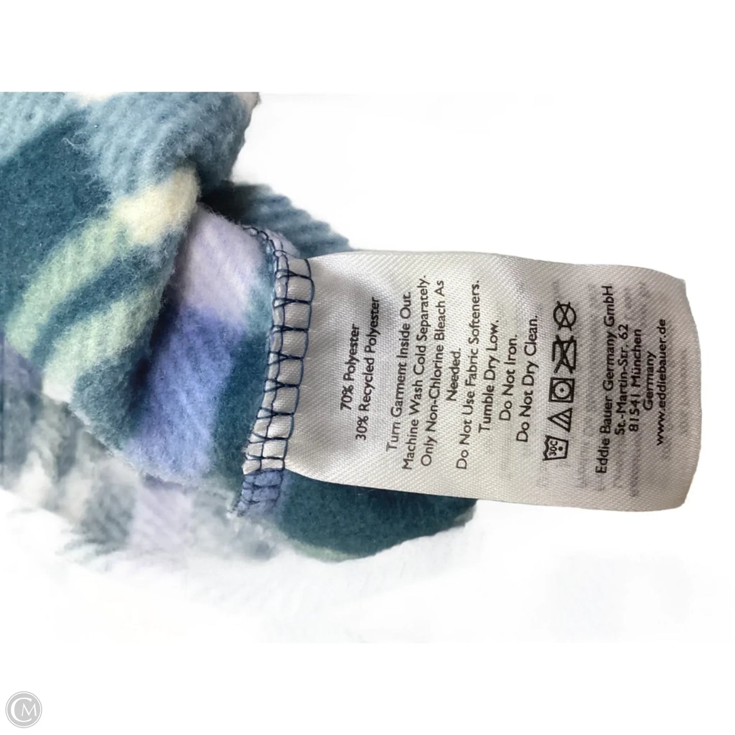 Jacket Shirt By Eddie Bauer In Plaid Pattern, Size: S