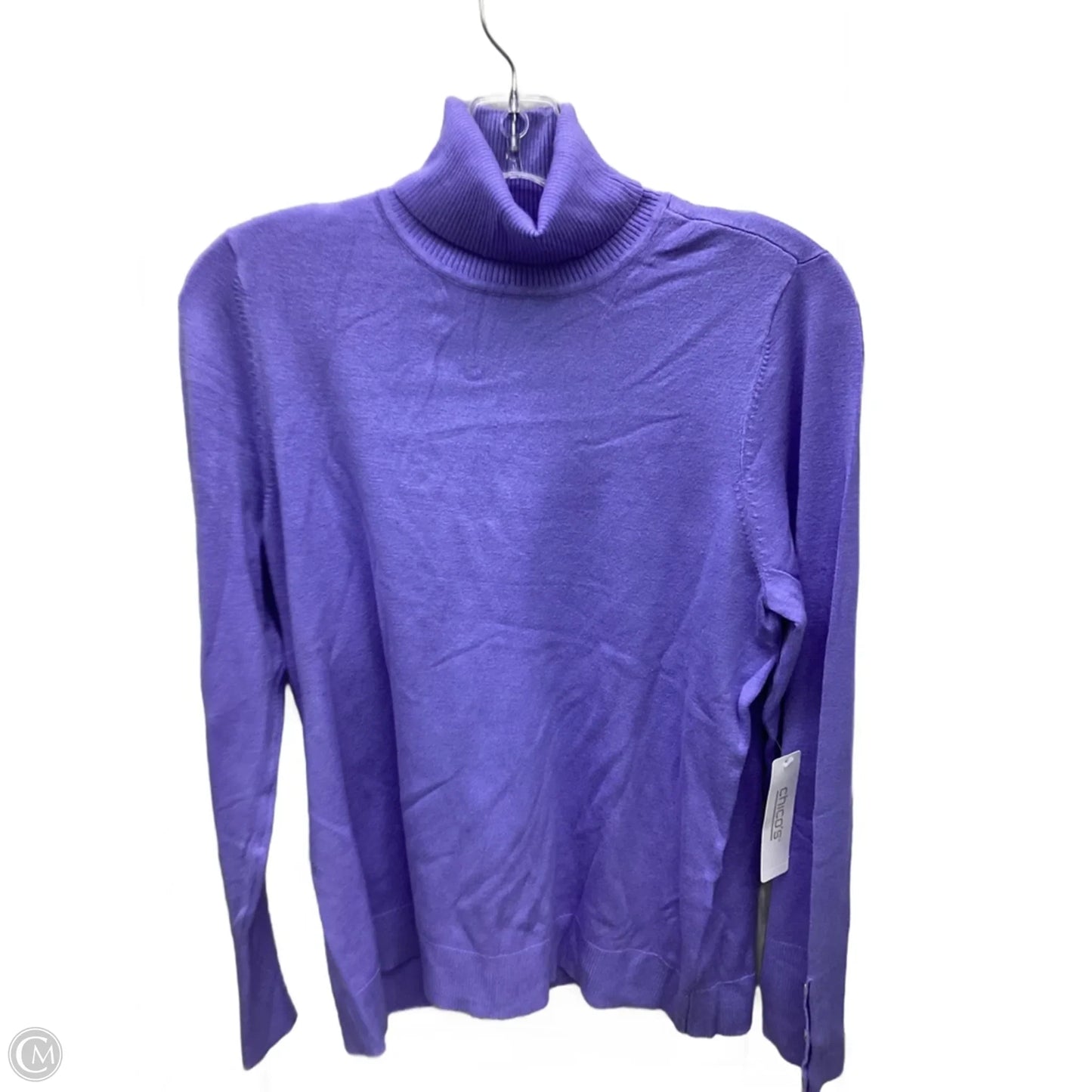 Top Long Sleeve By Chicos In Blue, Size: S