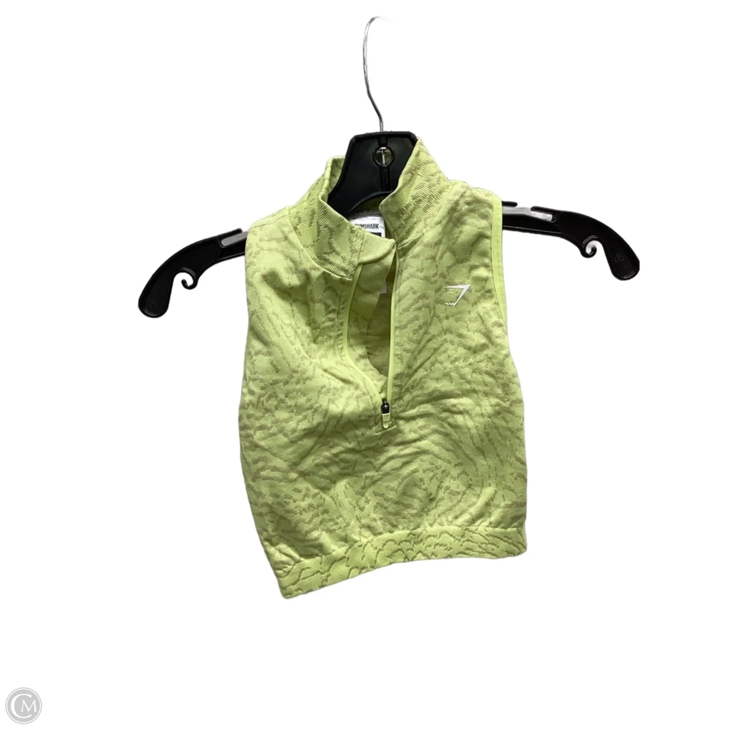 Top Sleeveless By Gym Shark In Yellow, Size: Xs