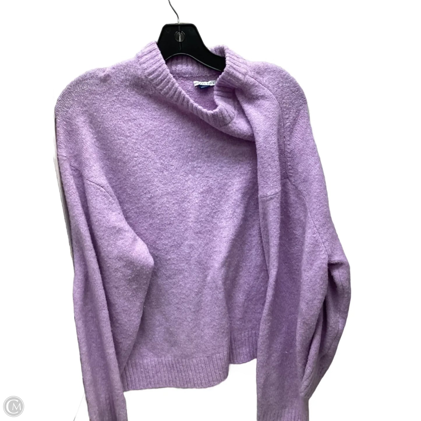 Sweater By American Eagle In Purple, Size: L