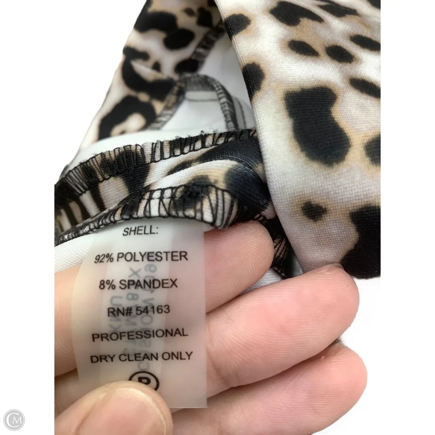 Dress Casual Midi By Calvin Klein In Animal Print, Size: 8