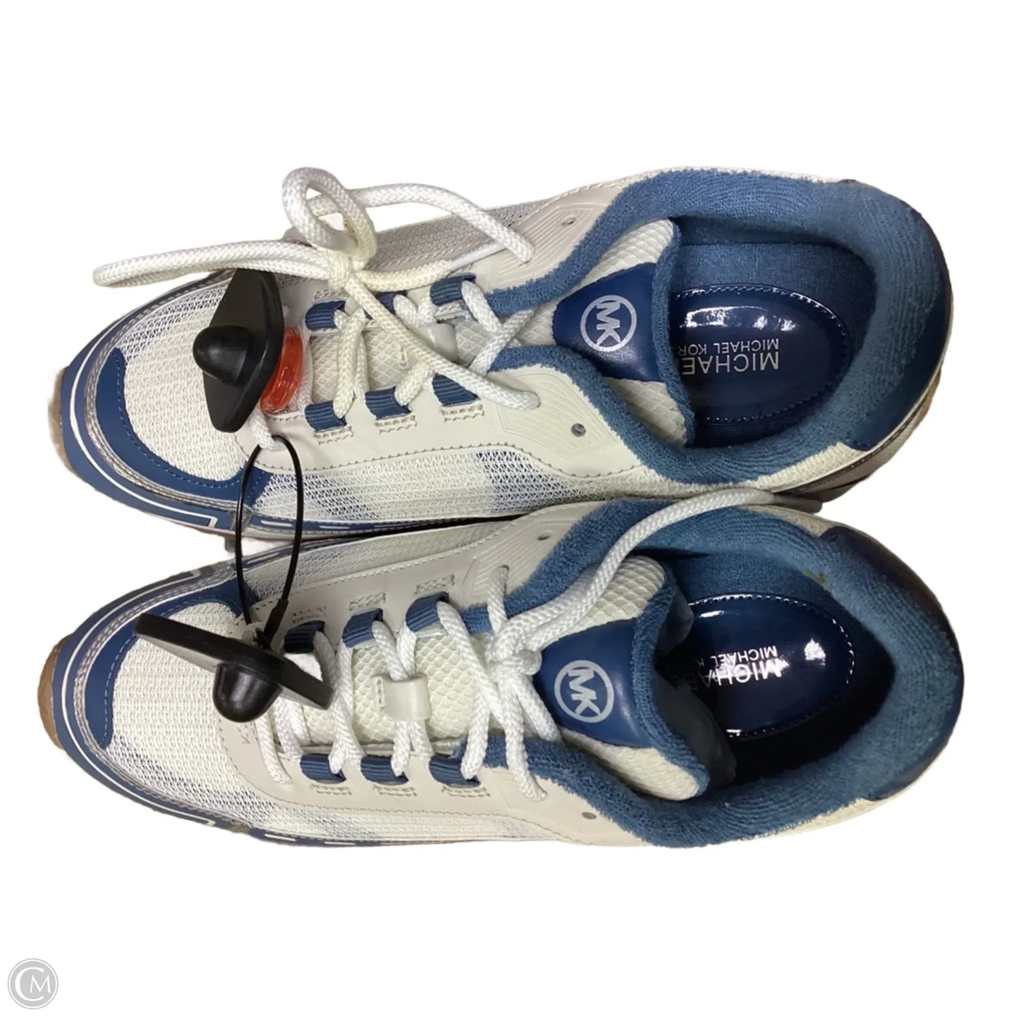 Shoes Flats By Michael By Michael Kors In Blue & White, Size: 10