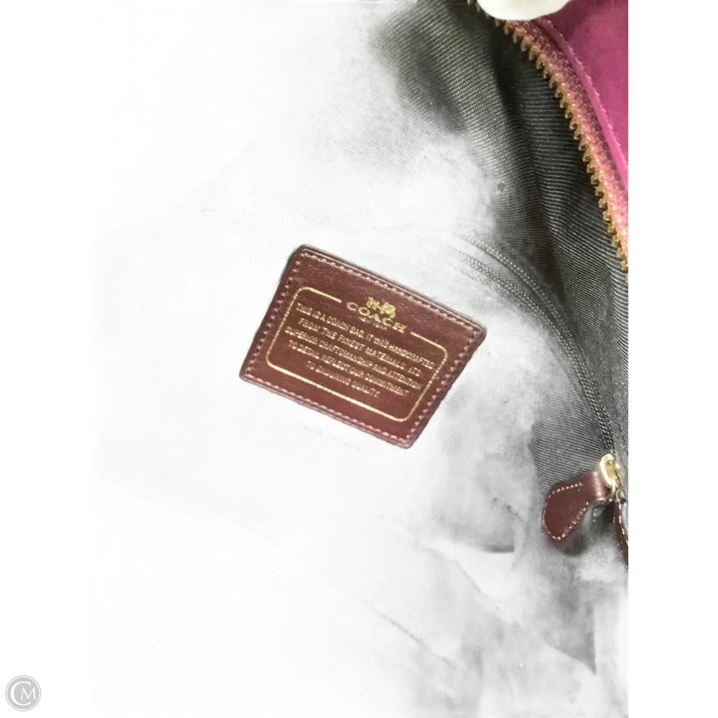 Handbag Designer By Coach, Size: Medium