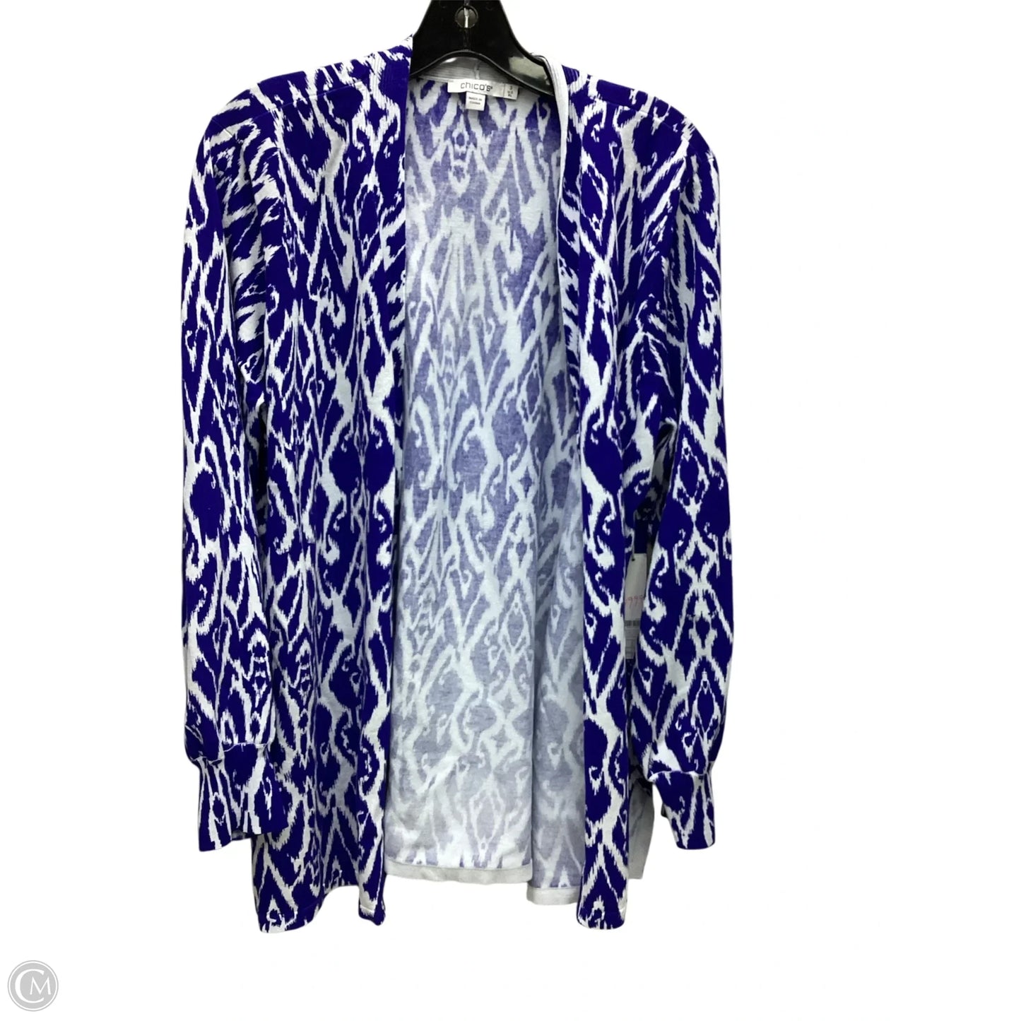 Top Long Sleeve By Talbots In Striped Pattern, Size: Xl