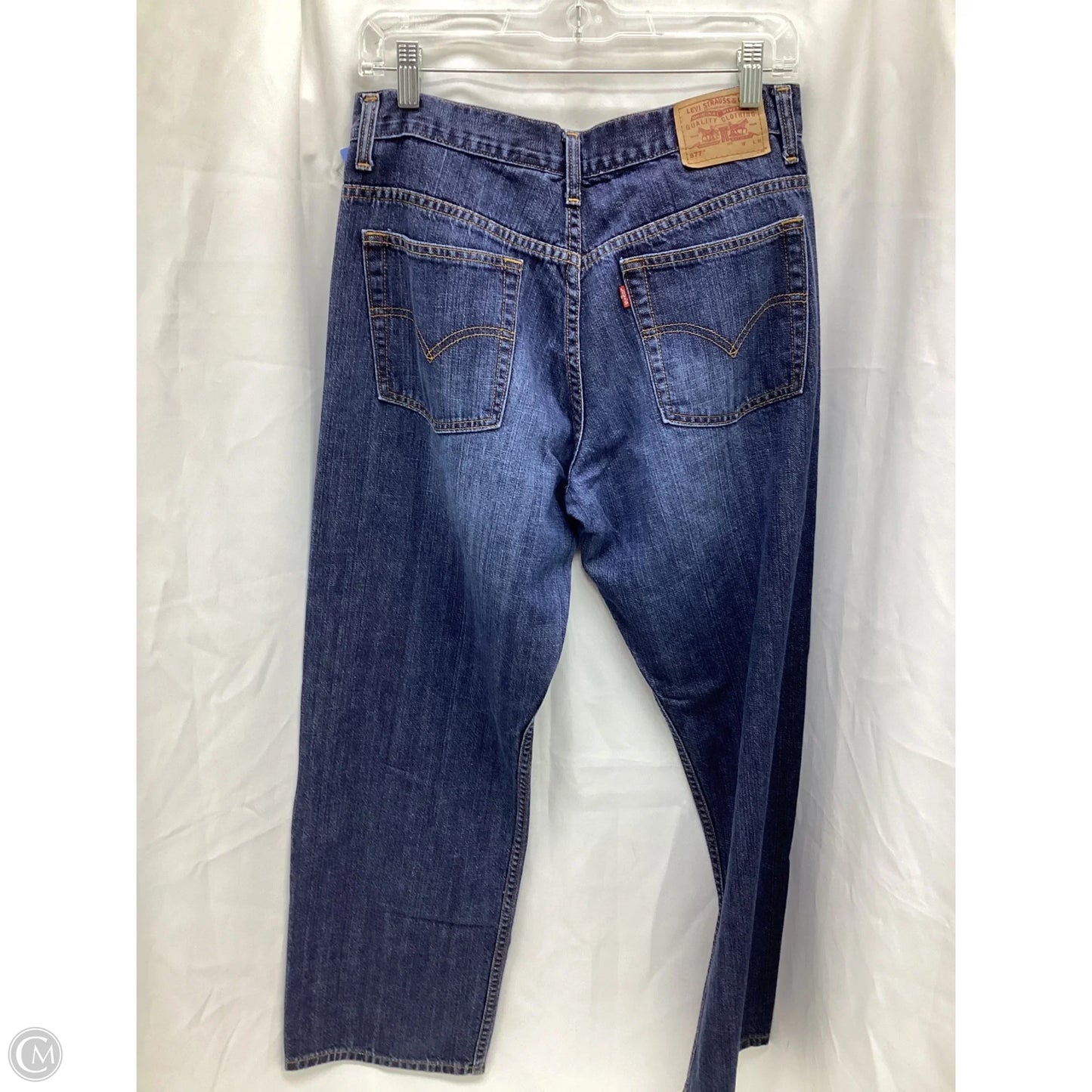 Jeans Boyfriend By Levis In Blue Denim, Size: 12
