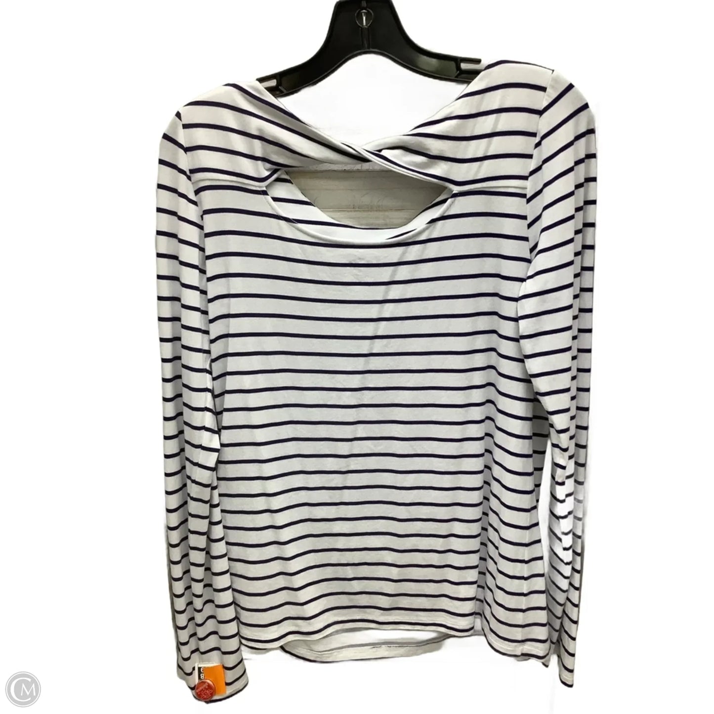 Top Long Sleeve Designer By Lilly Pulitzer In Striped Pattern, Size: L