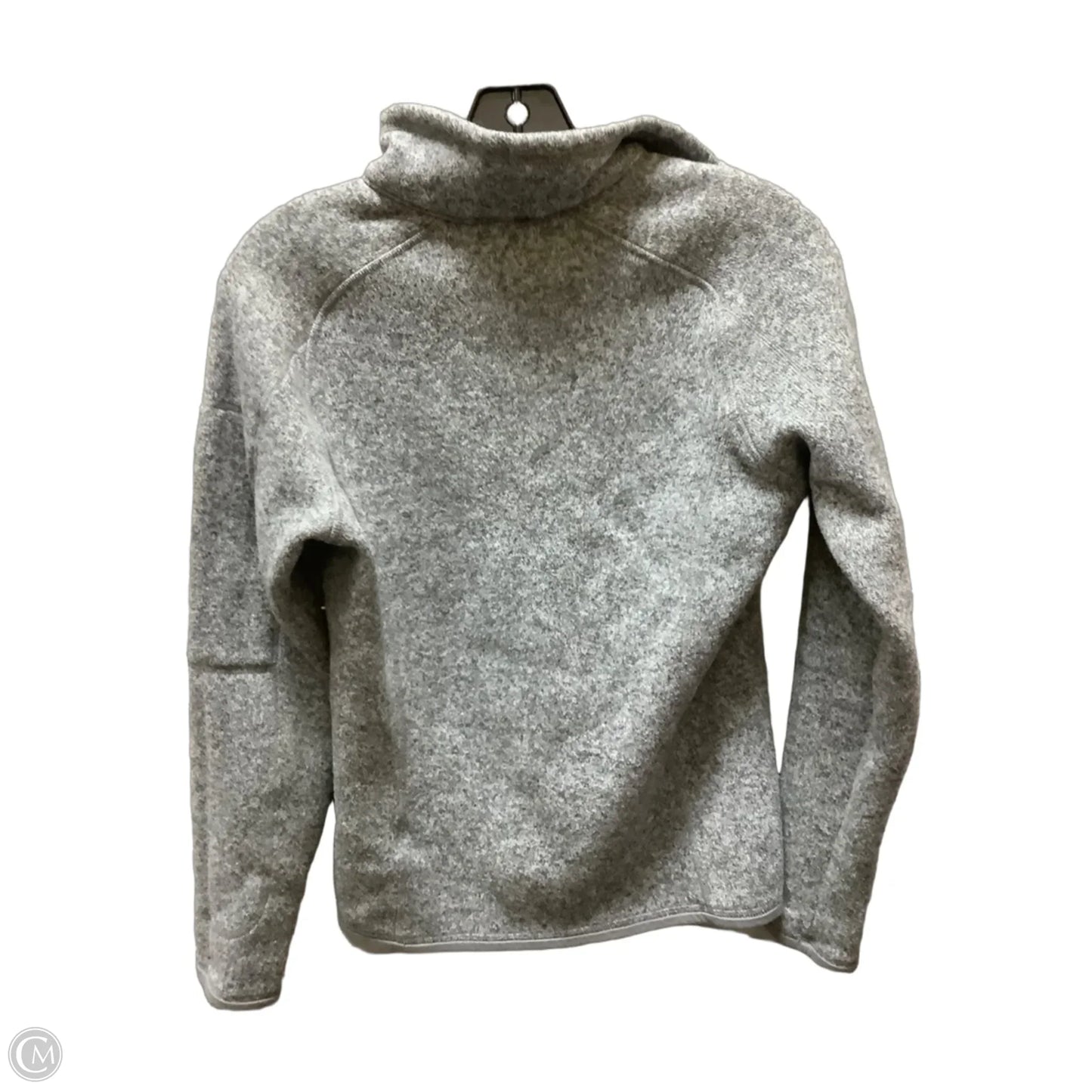 Sweatshirt Collar By Patagonia In Grey, Size: S
