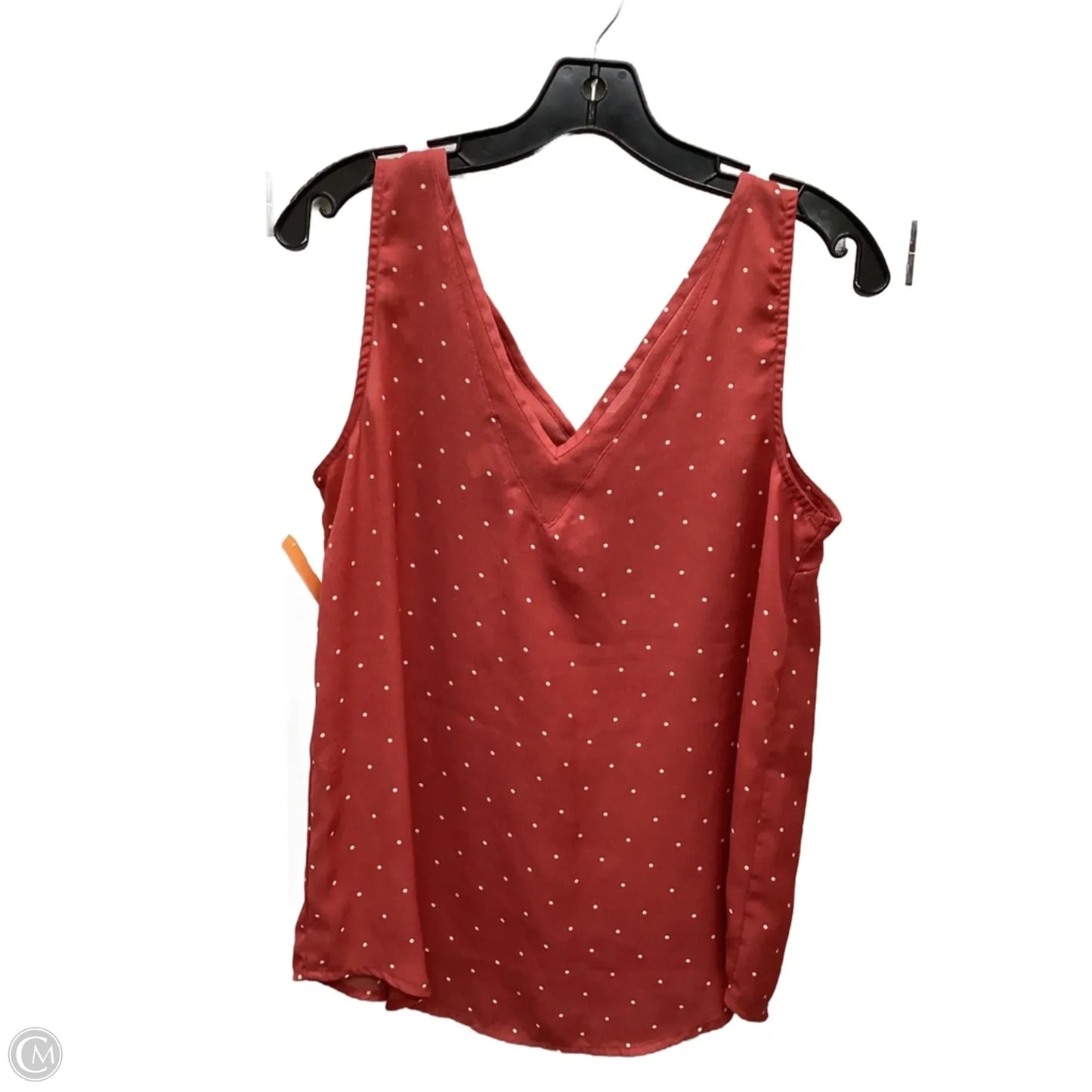 Top Sleeveless By Clothes Mentor In Polkadot Pattern, Size: S