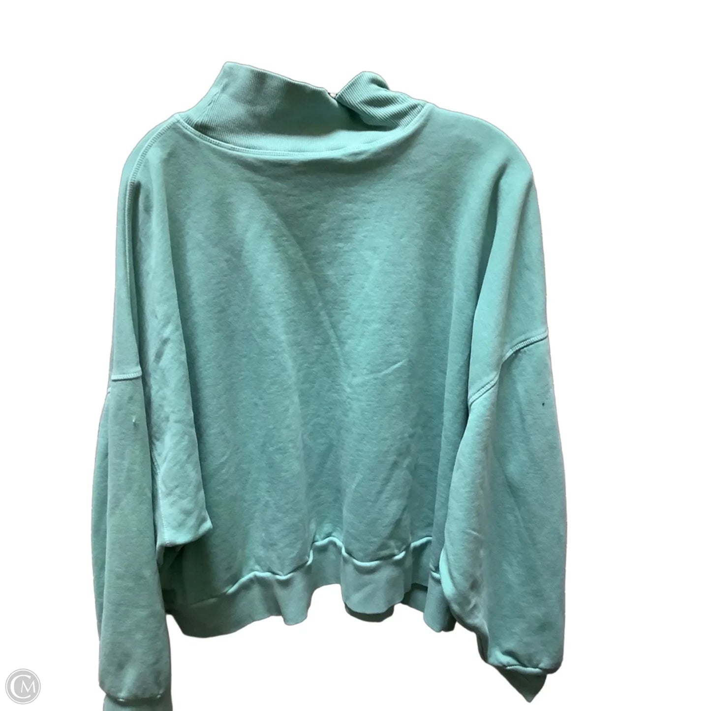 Sweatshirt Crewneck By The North Face In Teal, Size: Xxl
