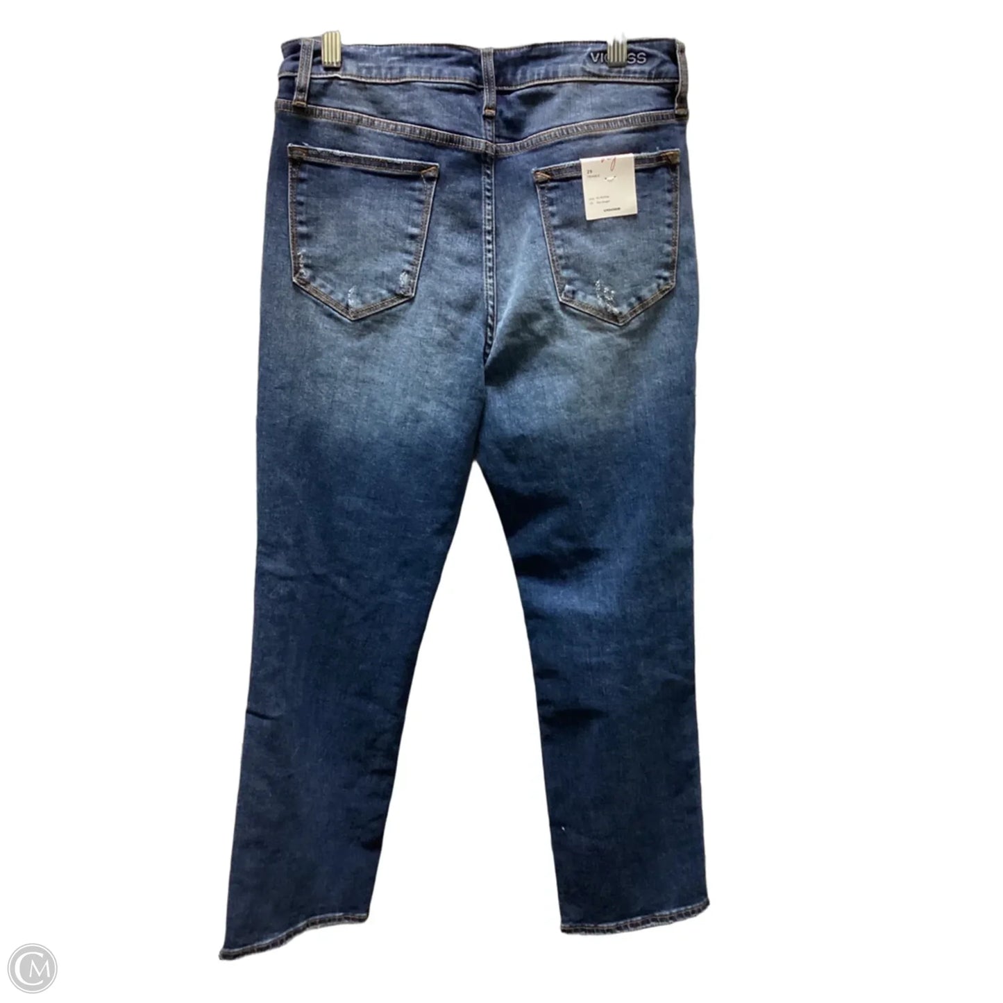 Jeans Skinny By Vigoss In Blue Denim, Size: 6