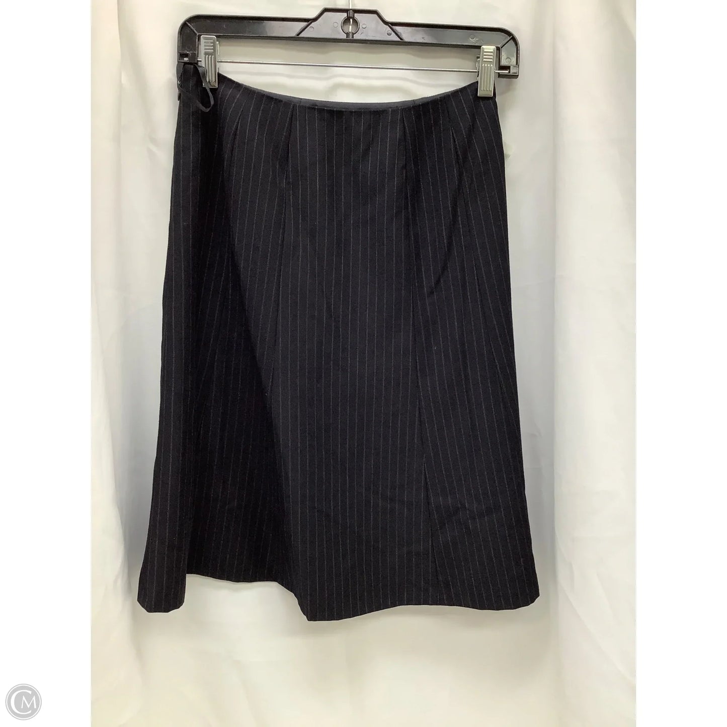 Skirt Midi By Calvin Klein In Striped Pattern, Size: 8