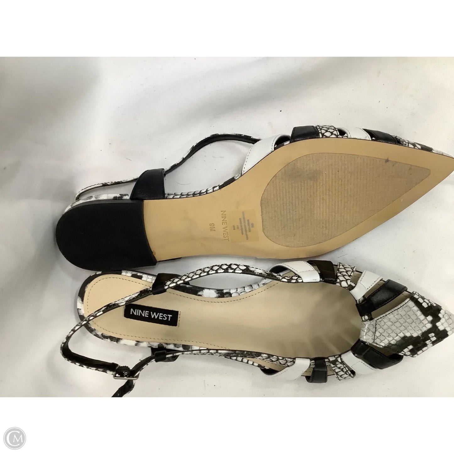 Shoes Flats By Nine West In Snakeskin Print, Size: 9