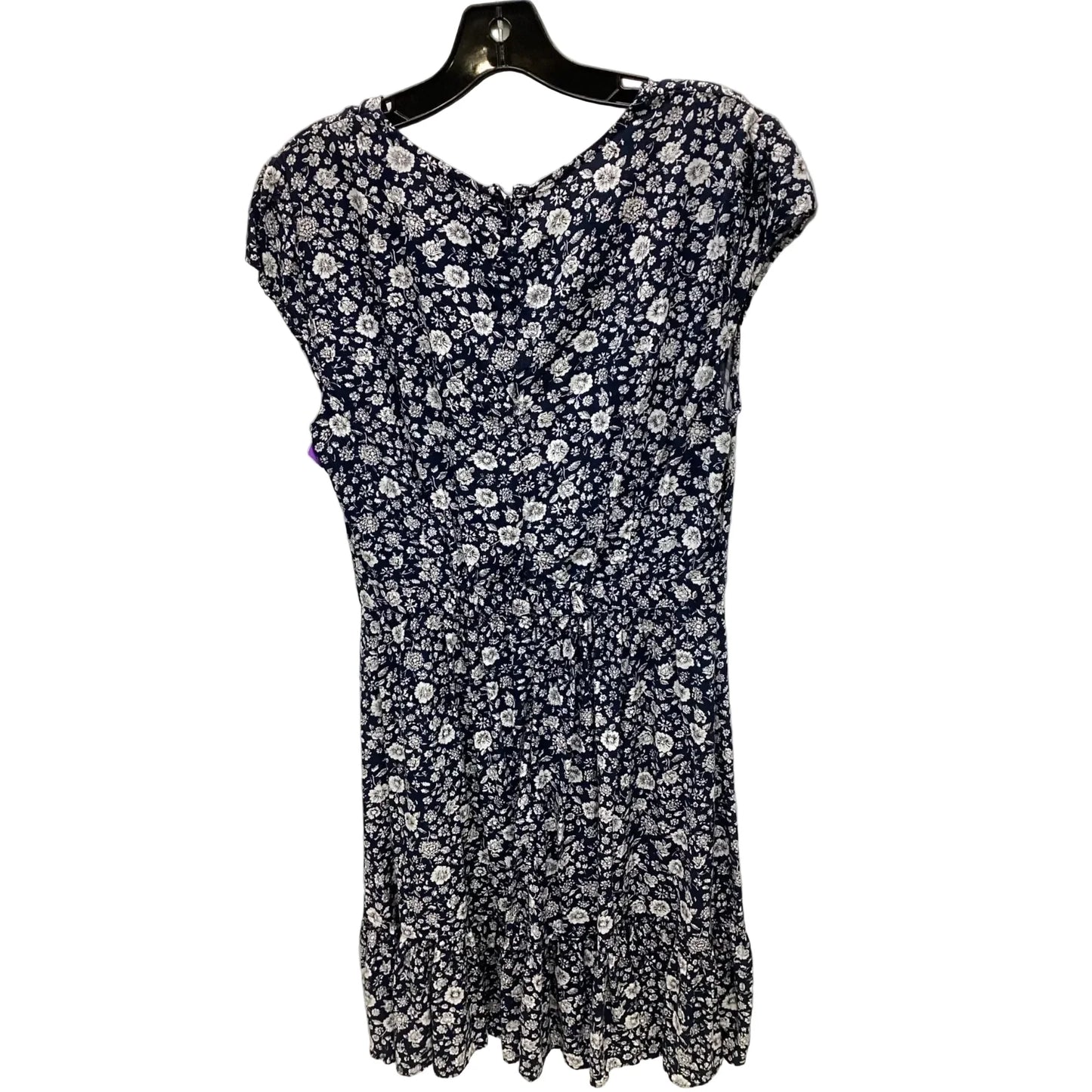 Dress Casual Midi By Clothes Mentor In Blue & White, Size: 6