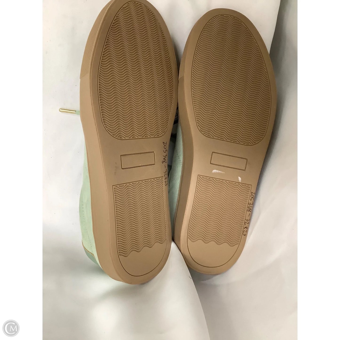 Shoes Flats By Loft In Green, Size: 8