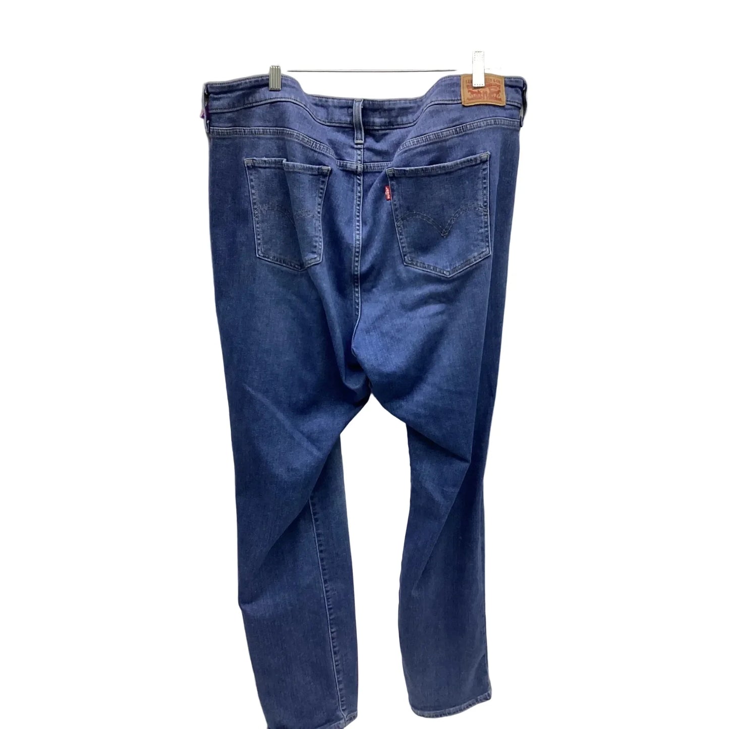 Jeans Straight By Levis In Blue Denim, Size: 22