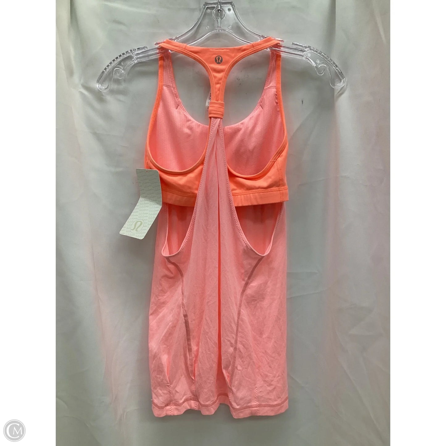 Athletic Tank Top By Lululemon In Orange, Size: 4