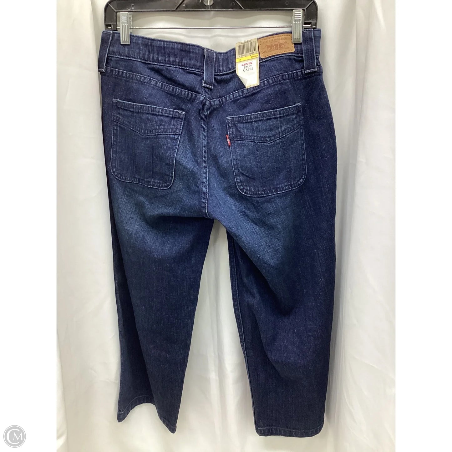 Capris By Levis In Blue Denim, Size: 10
