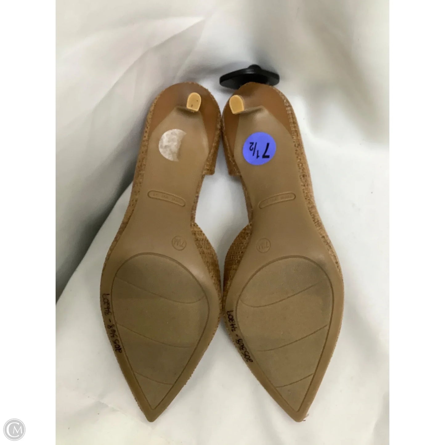 Shoes Heels Kitten By Nine West In Brown, Size: 7.5