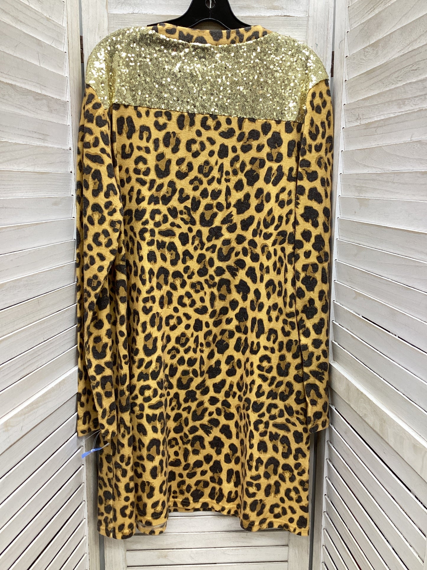 Dress Casual Midi By Simply Southern In Animal Print, Size: Xxl