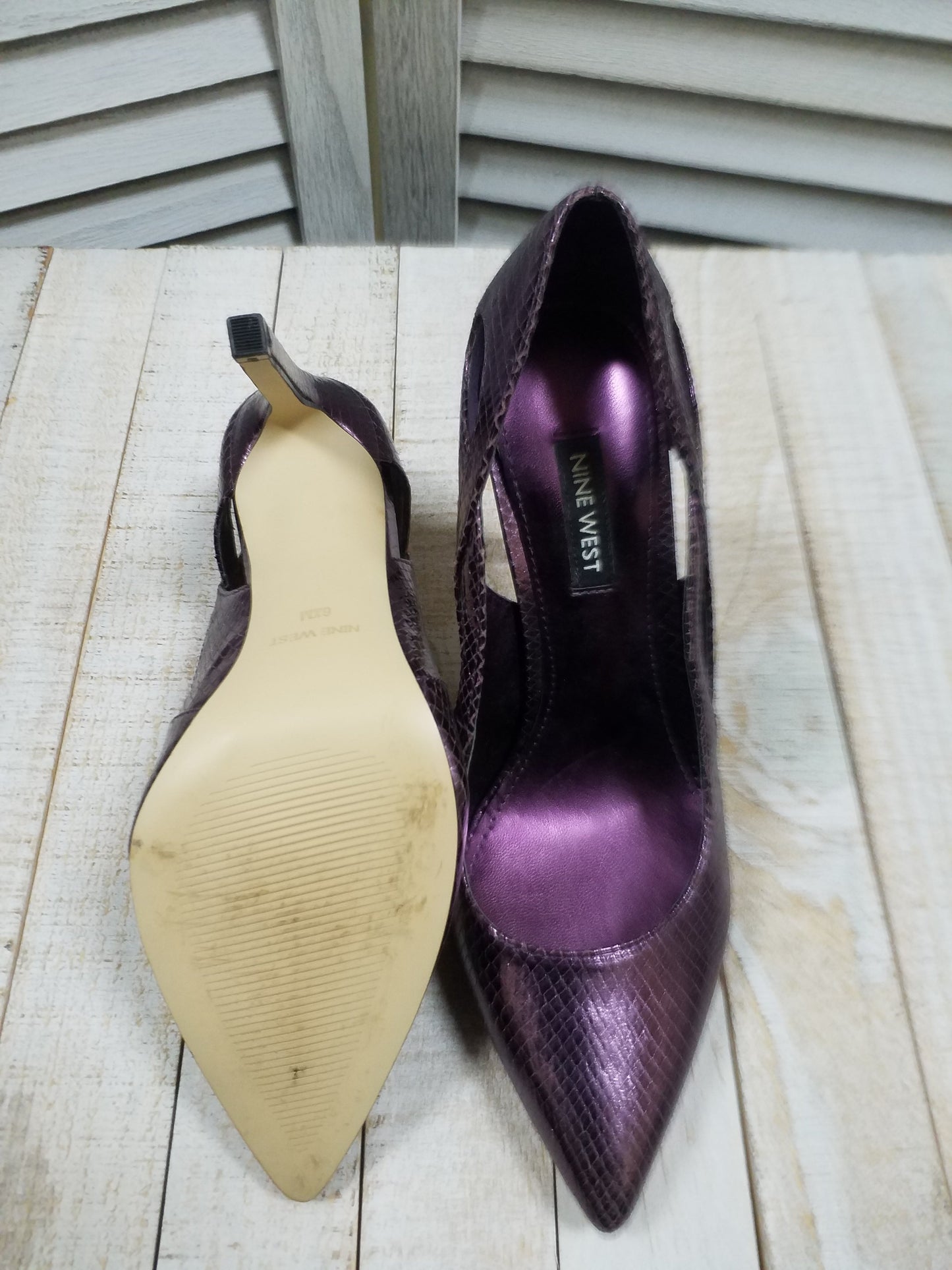 Sandals Heels Stiletto By Nine West Size: 6.5