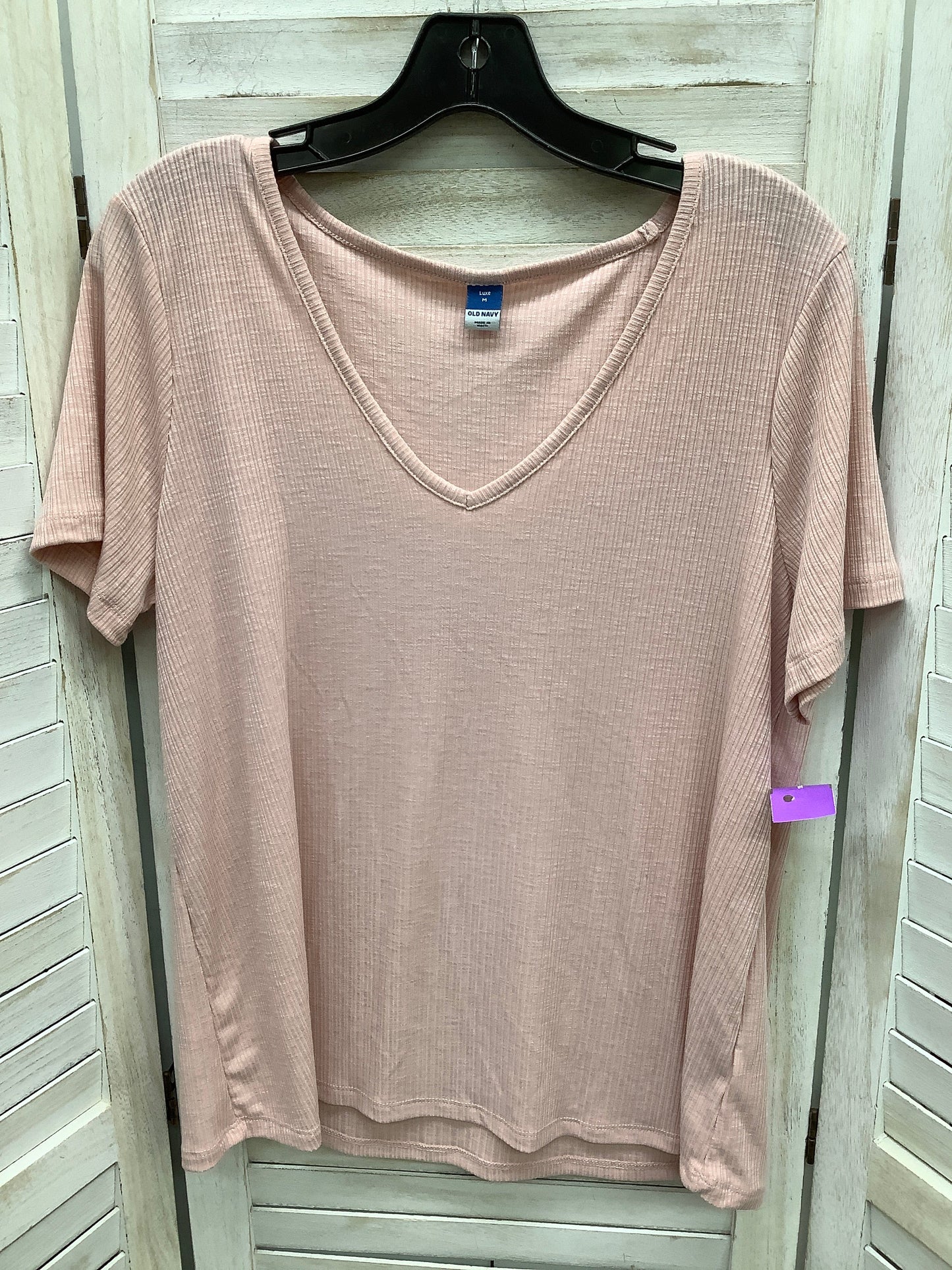 Top Short Sleeve Basic By Old Navy Size: M