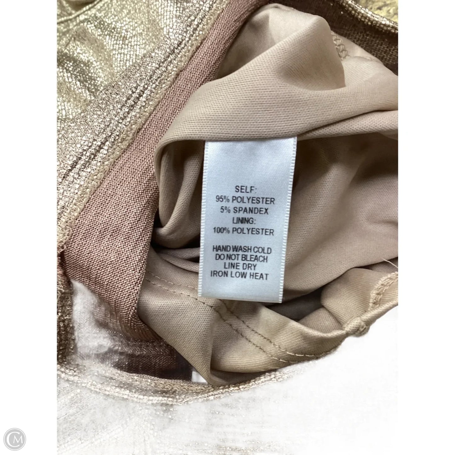 Dress Casual Short By Lulus In Gold, Size: Xs