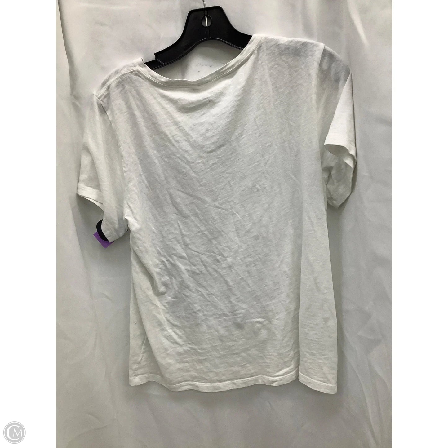 Top Short Sleeve By J. Crew In White, Size: Xl