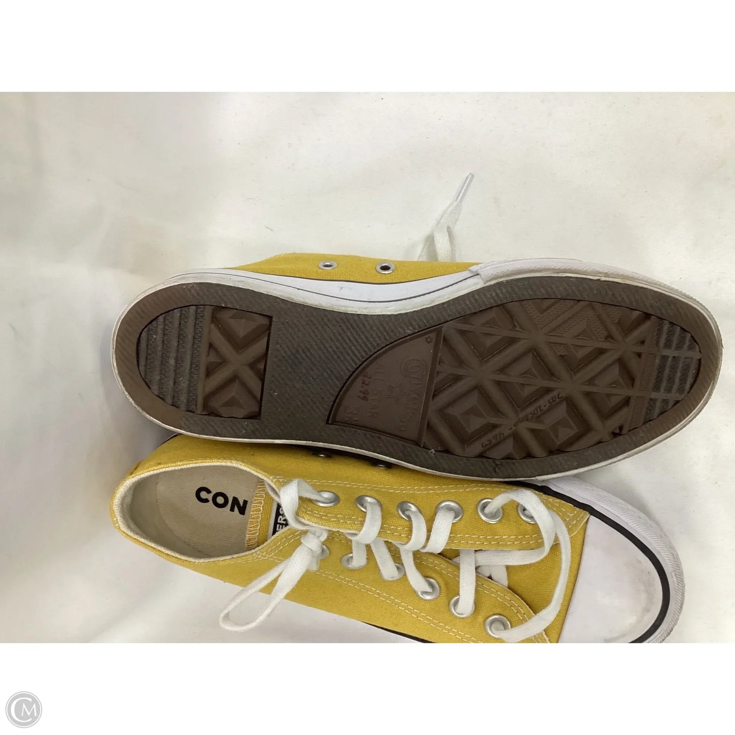 Shoes Sneakers Platform By Converse In Gold, Size: 5.5