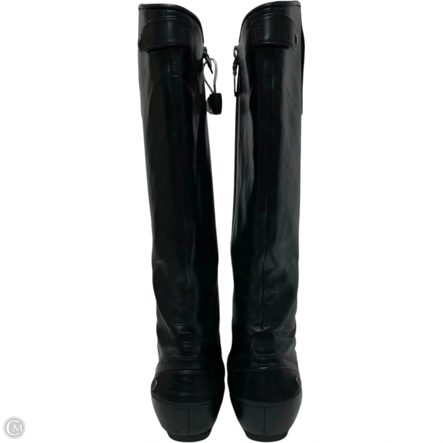 Boots Designer By Vera Wang In Black, Size: 8.5