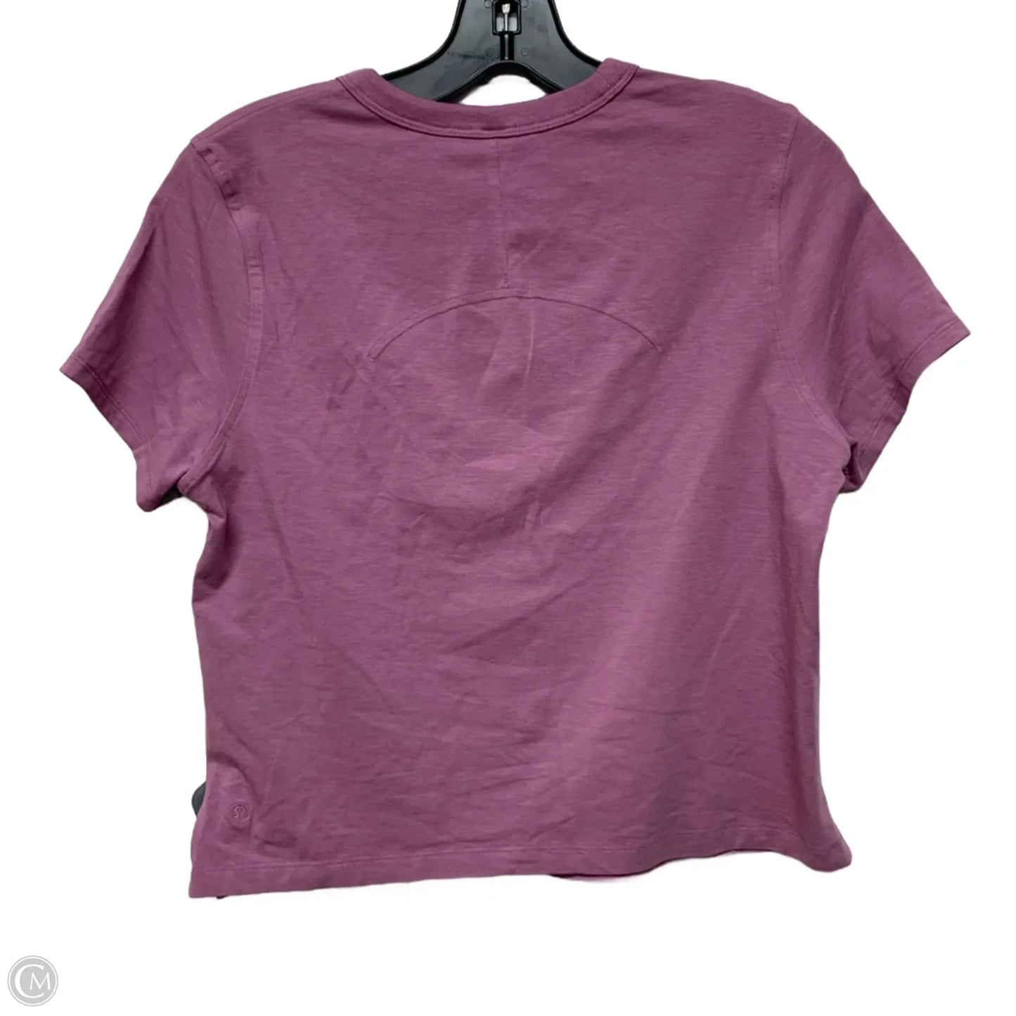 Athletic Top Short Sleeve By Lululemon In Pink, Size: S