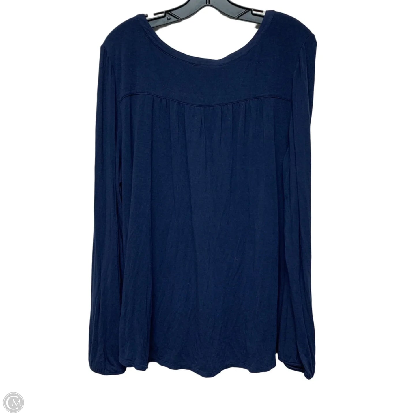 Top Long Sleeve Designer By Lilly Pulitzer In Navy, Size: Xl