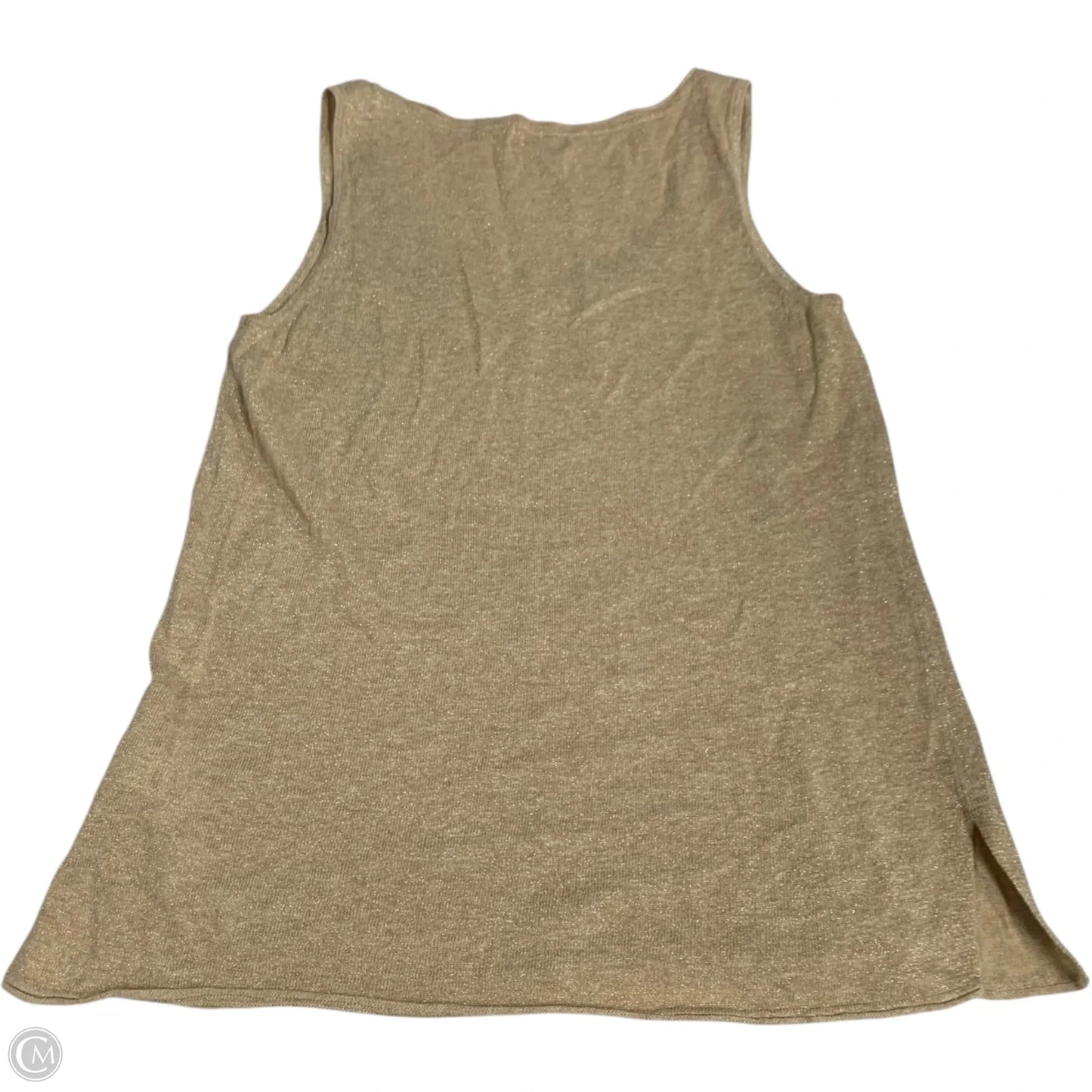 Top Sleeveless Designer By Lilly Pulitzer In Tan, Size: M