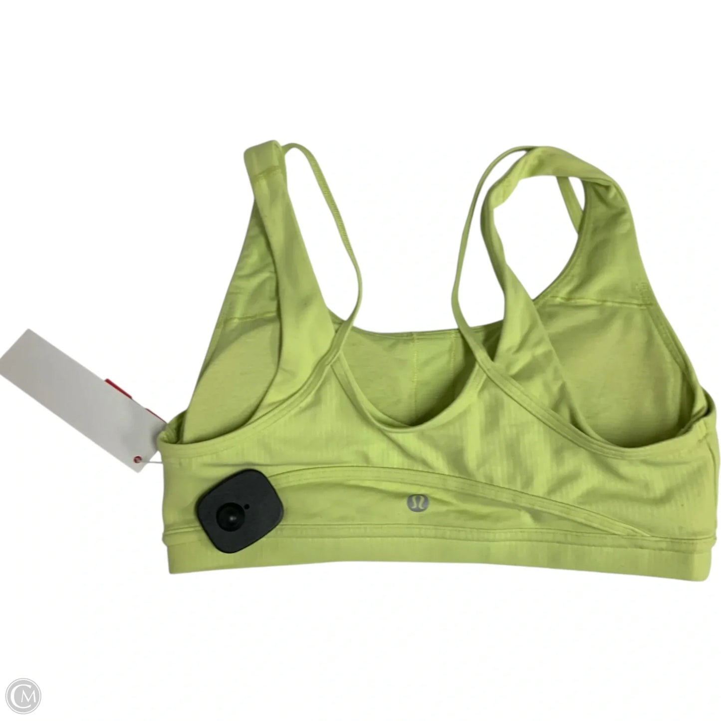 Athletic Bra By Lululemon In Yellow, Size: M