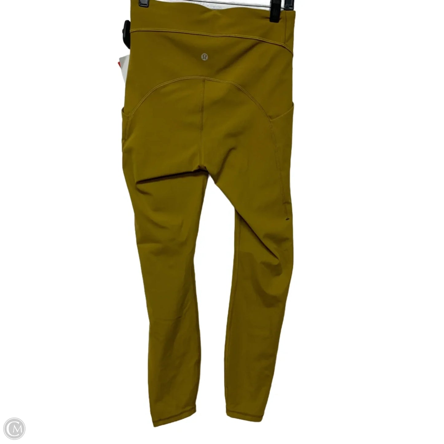 Athletic Leggings By Lululemon In Yellow, Size: S